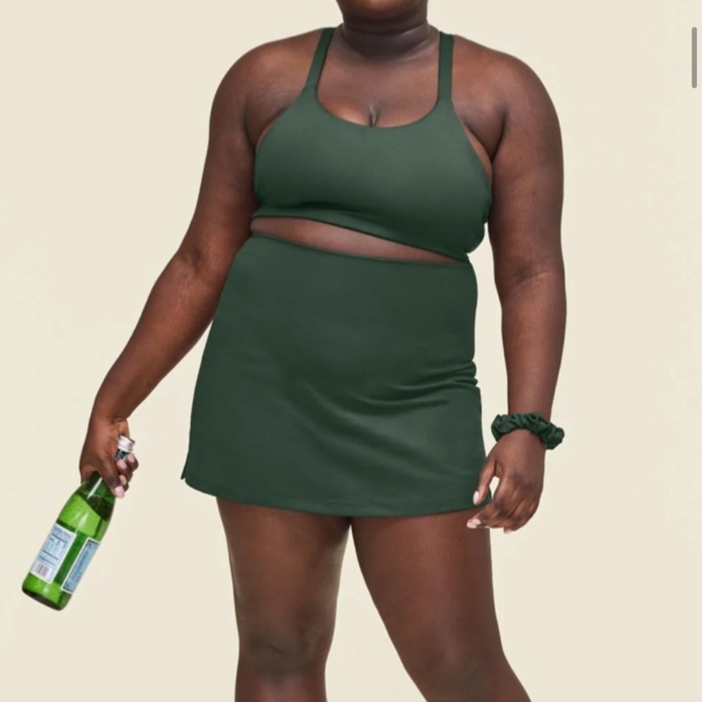 Girlfriend Collective Moss Sport Skirt size S